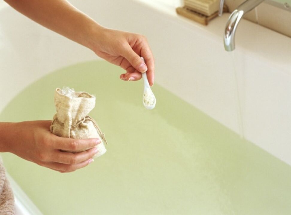 Bath with soda to increase the member